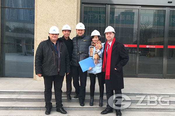 Russian Clients Visited ZG Group For Further Discussing About 24MW Power Plant Boiler