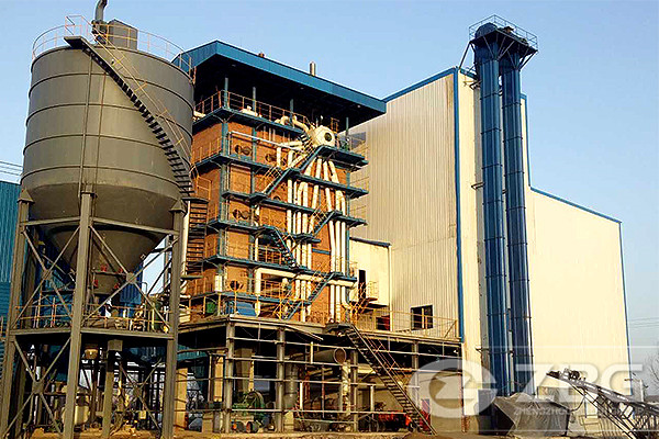25 ton CFB Boiler in Internal Circulation Shannxi Province