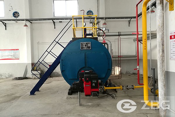 2.5t/h oil and gas steam boiler
