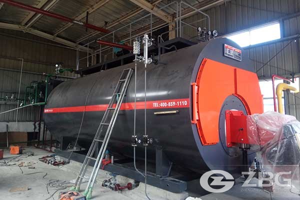 10 tons oil and gas steam boiler