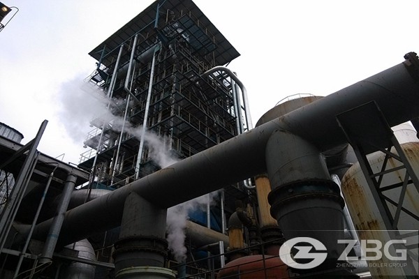 5t/h Waste Heat Boiler Used in Rotary Lime Kiln Production Line Project