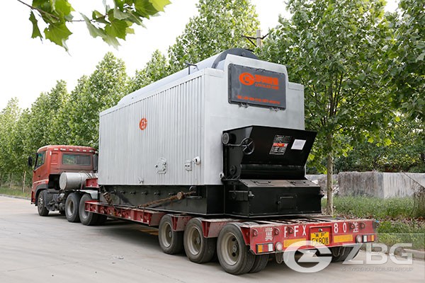4t/h 10bar biomass steam boiler with sesame skin as fuel