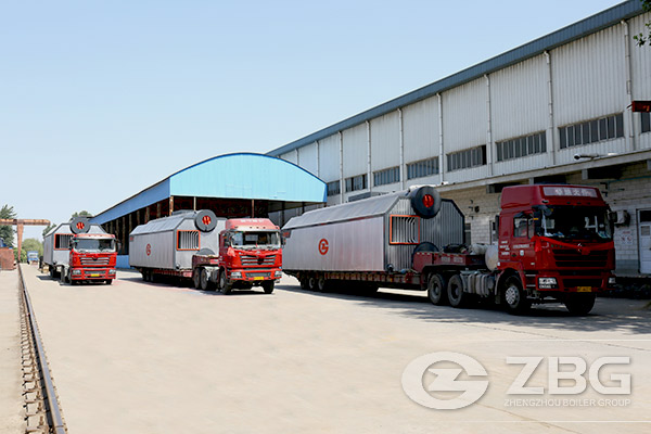 Three sets of  25 ton Chain Grate Heating Boilers