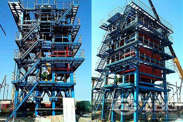 35t Carbon Kiln Waste Heat Power Boiler Kazakhstan