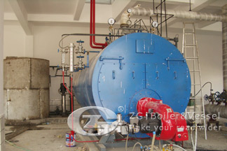 How to prevent the rear of gas fired boiler burning again