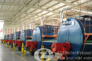What should we do before starting a hot water boiler