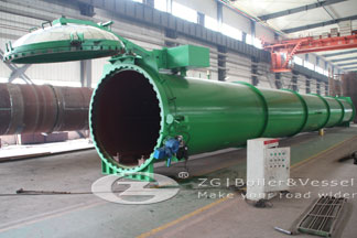 What are the safety devices of light brick autoclave