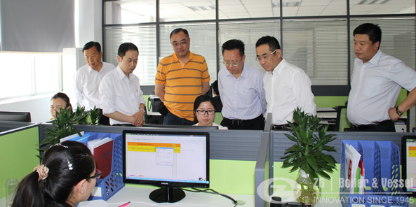 industrial boiler branch chairman visit zg