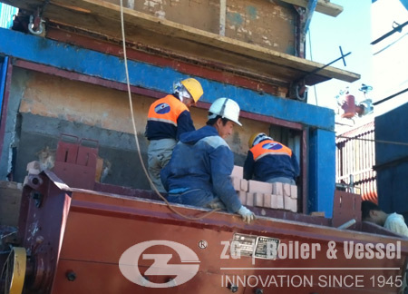 chain grate boiler installation in Inner Mongolia
