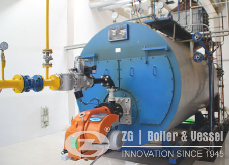 Horizontal 3 Ton/hr City Gas Steam Boiler Advantages