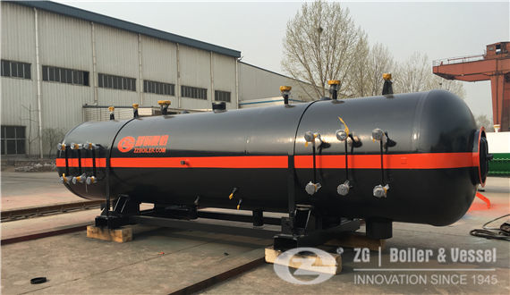 biomass corner tube boiler drum