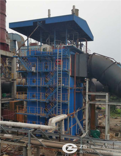 Waste Heat Steam Boiler WHRB in Paper Plant