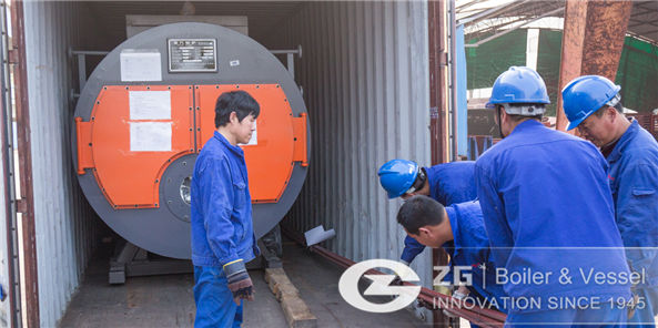 8000 Kg/hr Oil Fired Boiler For Factory Heating