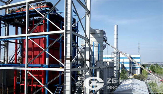 30 ton biomass boiler site