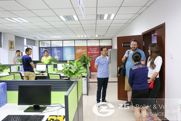 clients visit international trade center