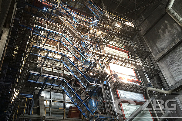 Circulating Fluidized Bed Steam Boiler in Tire Factory