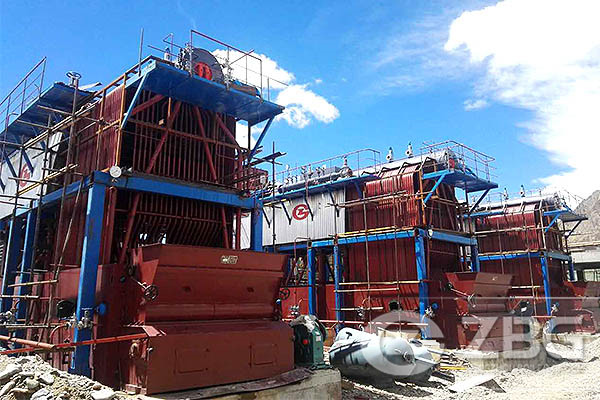 3 sets of 25 ton hot water boiler in Ali